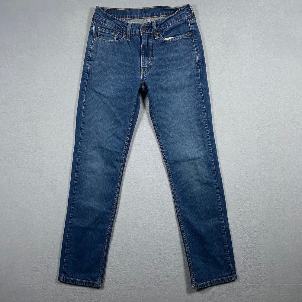 Levi's 514 Straight Fit Jeans Mens 29x32 Blue Stretch Denim